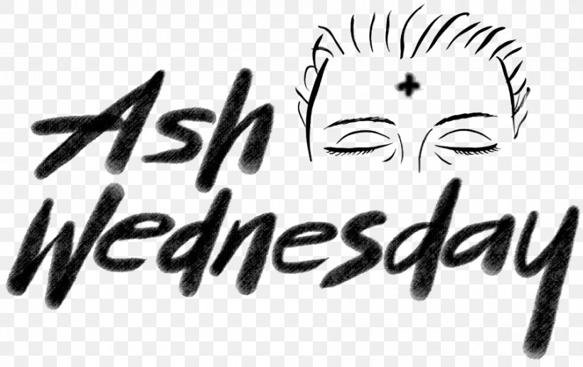 Ash Wednesday Lent Easter Mass Clip Art, PNG, 900x567px, Ash Wednesday, Area, Black, Black And White, Brand Download Free