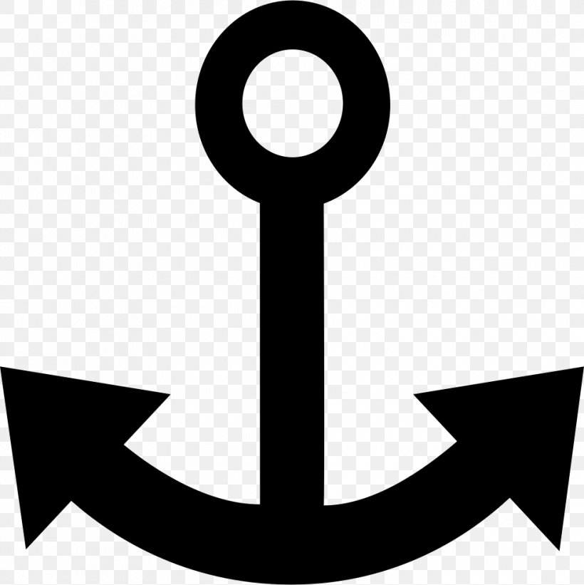 Clip Art Vector Graphics Anchor, PNG, 980x982px, Anchor, Artwork, Black And White, Seamanship, Ship Download Free