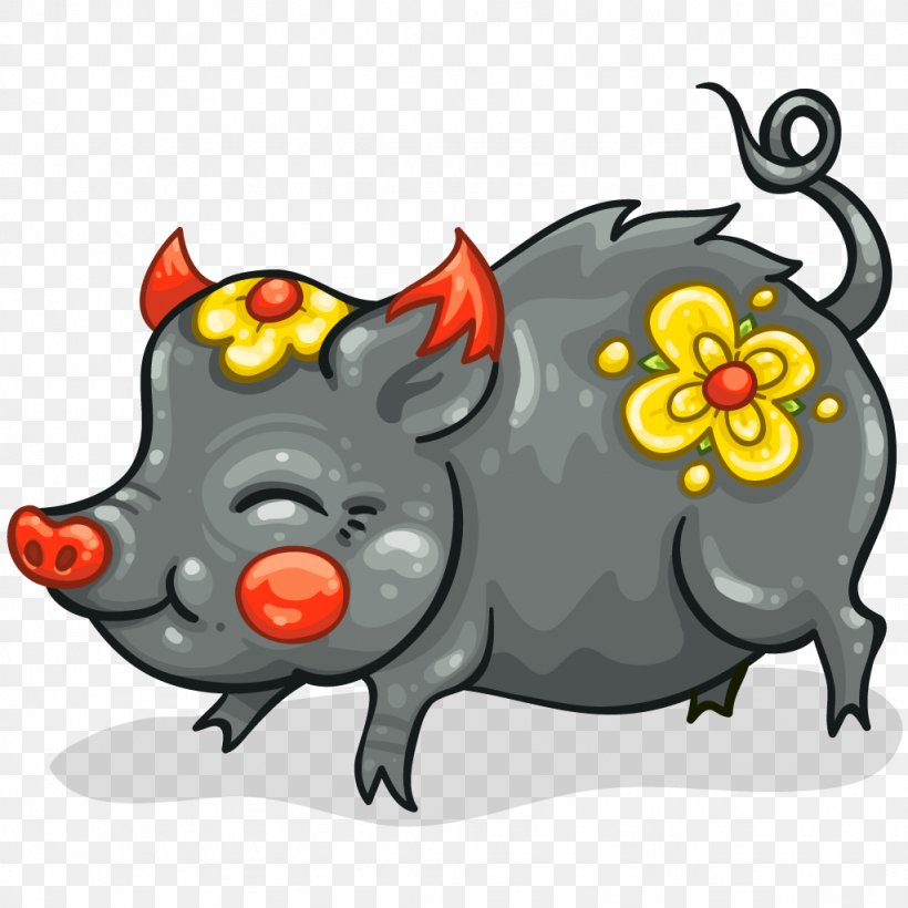 Pig Clip Art Illustration Snout, PNG, 1024x1024px, Pig, Cartoon, Mammal, Pig Like Mammal, Snout Download Free
