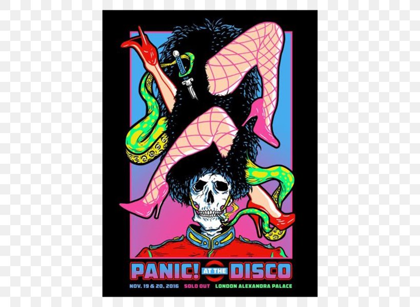 Poster Panic! At The Disco Graphic Design Art, PNG, 600x600px, Watercolor, Cartoon, Flower, Frame, Heart Download Free