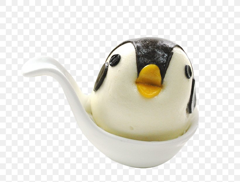 Baozi Penguin Stuffing Mantou Breakfast, PNG, 750x624px, Baozi, Beak, Bird, Bread, Breakfast Download Free