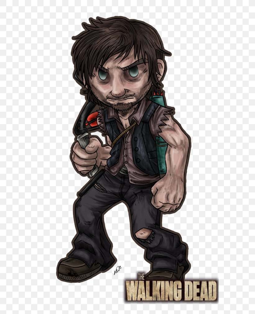 Daryl Dixon Drawing Cartoon Television, PNG, 600x1012px, Watercolor, Cartoon, Flower, Frame, Heart Download Free