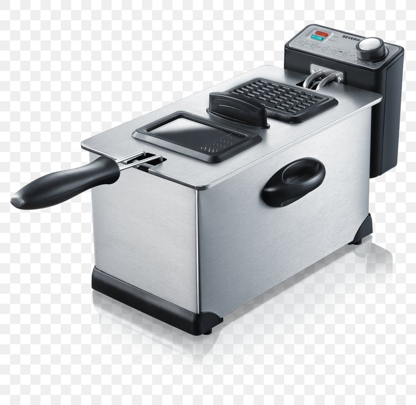 Deep Fryers Deep Fryer With Manual Temperature Settings Severin FR Severin Elektro Home Appliance Tefal ActiFry, PNG, 800x800px, Deep Fryers, Bamix, Freidora Frifri 1905r, Grater, Home Appliance Download Free