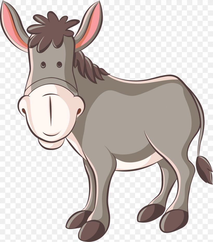 Donkey Clip Art Image Openclipart, PNG, 2095x2374px, Donkey, Animal Figure, Animated Film, Bridle, Cartoon Download Free
