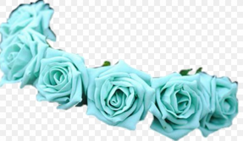 Flower Wreath Crown Blue Light, PNG, 966x563px, Flower, Aqua, Artificial Flower, Blue, Body Jewelry Download Free