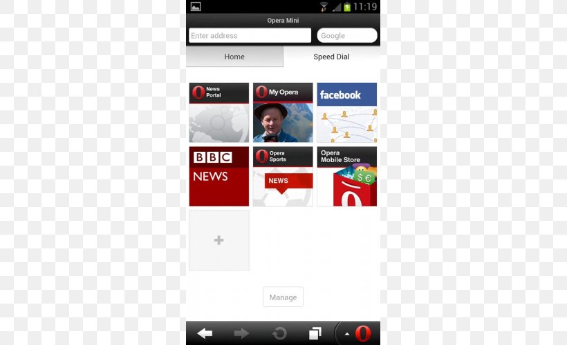 Opera Mini Android Web Browser, PNG, 500x500px, Opera Mini, Android, Brand, Computer Software, Display Advertising Download Free