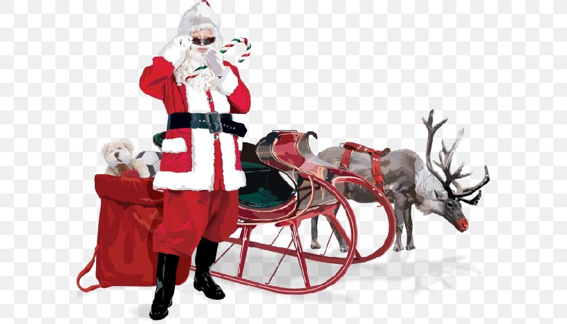 Santa Claus's Reindeer Santa Claus's Reindeer Christmas Day Christmas Decoration, PNG, 600x469px, Santa Claus, Bad Santa, Christmas, Christmas Day, Christmas Decoration Download Free