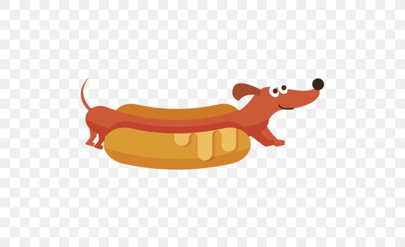Dachshund Hot Dog T-shirt Daschund Wiener Nationals, PNG, 500x500px, Dachshund, Canidae, Carnivoran, Cartoon, Dachshund Racing Download Free