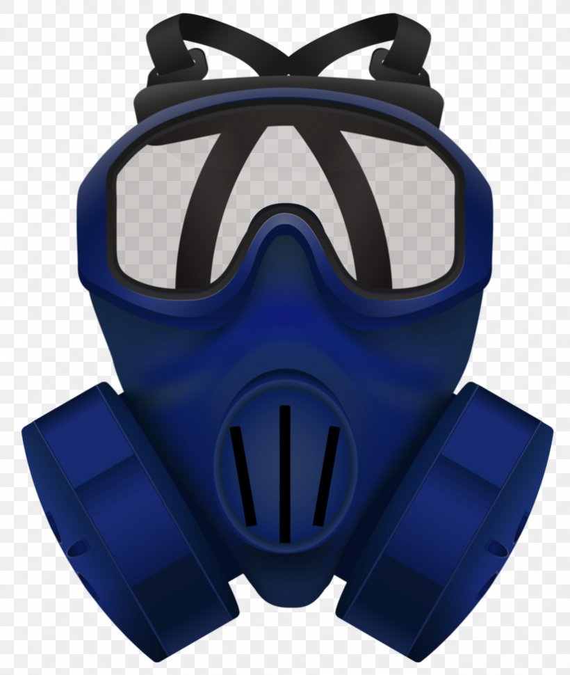 Gas Mask Clip Art, PNG, 822x973px, Gas Mask, Cobalt Blue, Diving Mask, Electric Blue, Headgear Download Free