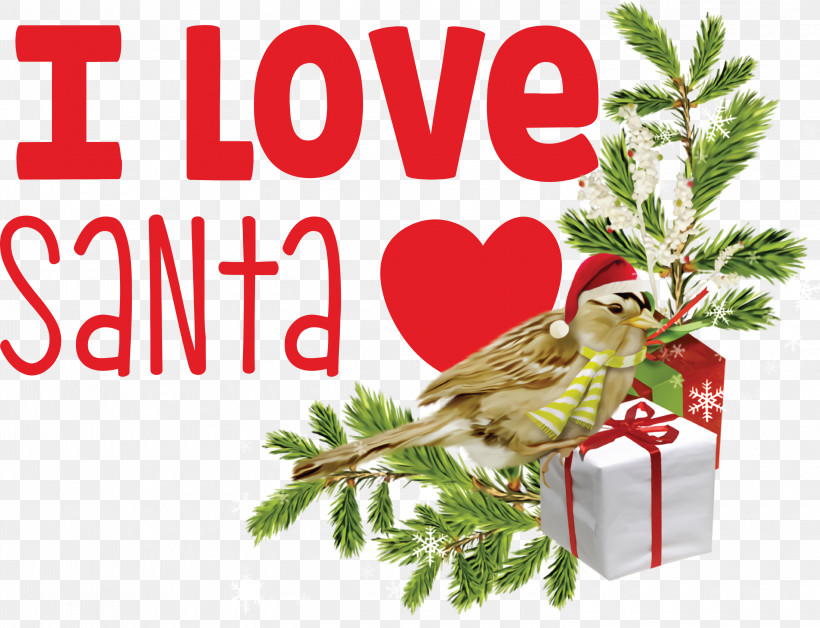 I Love Santa Santa Christmas, PNG, 3000x2299px, I Love Santa, Bauble, Blog, Christmas, Christmas Day Download Free