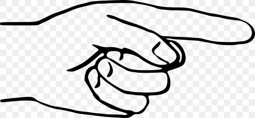 Index Finger Drawing Hand Middle Finger Clip Art, PNG, 2400x1115px, Index Finger, Art, Artwork, Black, Black And White Download Free
