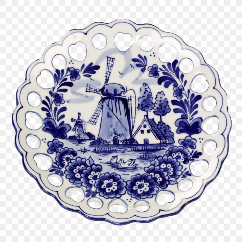 Plate De Koninklijke Porceleyne Fles Delftware Blue And White Pottery Saucer, PNG, 1000x1000px, Plate, Arzberg, Blue And White Porcelain, Blue And White Pottery, Blue Onion Download Free