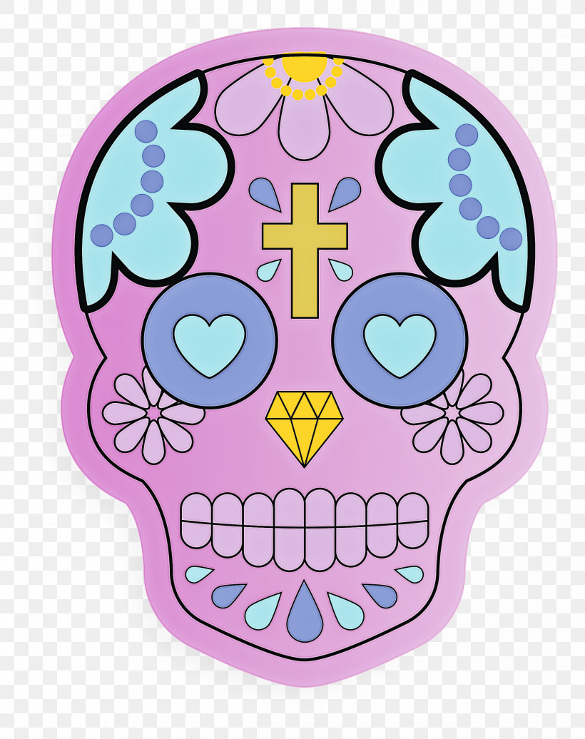Skull Mexico, PNG, 2374x3000px, Skull, Day Of The Dead, Drawing, Human Skull, La Calavera Catrina Download Free