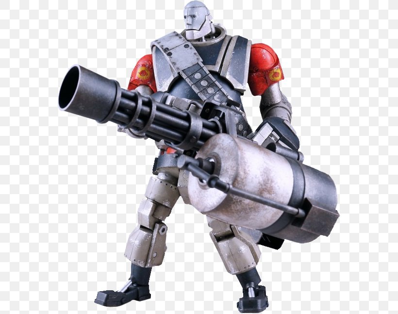 Team Fortress 2 Red Robot Heavy Action Figure Action & Toy Figures Video Games, PNG, 584x647px, 16 Scale Modeling, Team Fortress 2, Action Figure, Action Toy Figures, Collectable Download Free