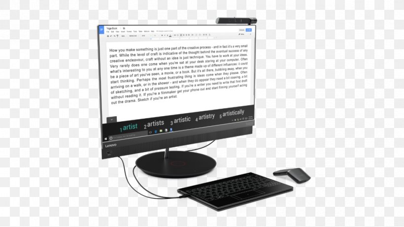Intel Atom Lenovo Yoga Book Windows 10, PNG, 1190x670px, 2in1 Pc, Intel, Atom, Central Processing Unit, Communication Download Free
