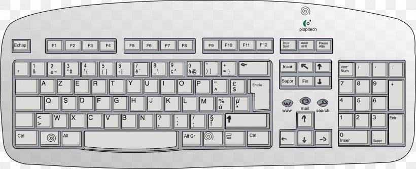 Computer Keyboard Computer Mouse Keyboard Shortcut Clip Art, PNG, 2400x979px, Computer Keyboard, Area, Brand, Button, Computer Download Free