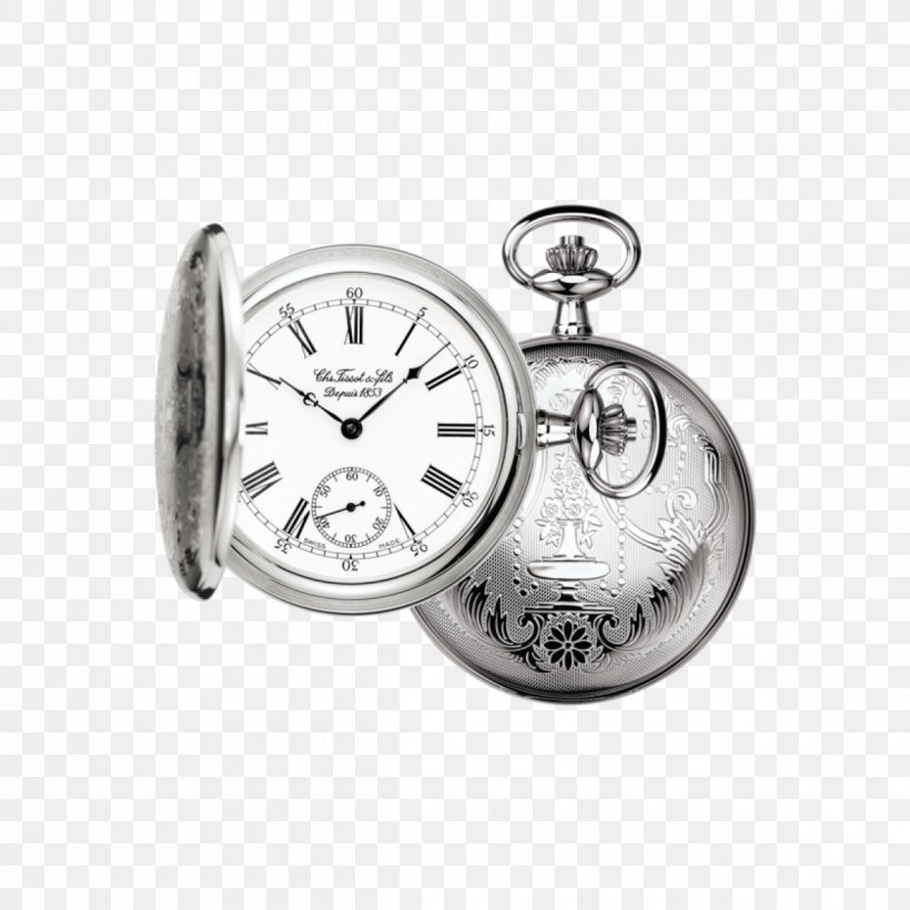 Pocket Watch Tissot Savonnette Clock, PNG, 1200x1200px, Pocket Watch, Body Jewelry, Brand, Clock, Dial Download Free