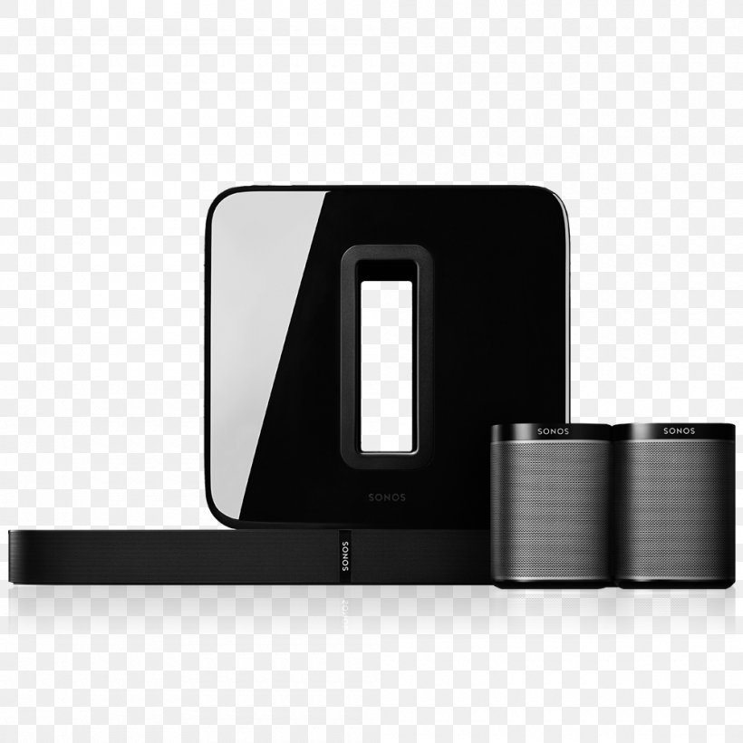Play:1 Home Theater Systems Sonos Loudspeaker 5.1 Surround Sound, PNG, 1000x1000px, 51 Surround Sound, Home Theater Systems, Audio, Brand, Cinema Download Free