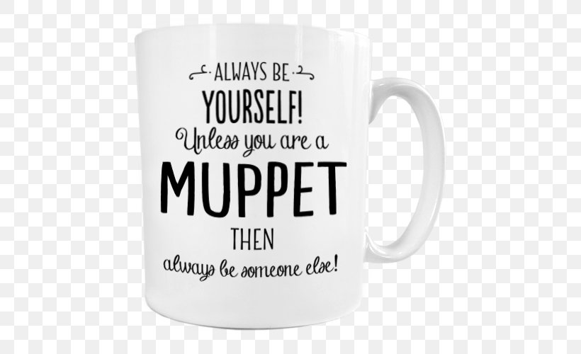 Coffee Cup Mug The Muppets We005, PNG, 500x500px, Coffee Cup, Alphabet, Brand, Cup, Drinkware Download Free