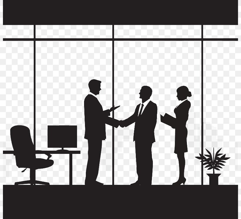 Businessperson Negotiation, PNG, 800x743px, Business, Black And White, Businessperson, Communication, Consultant Download Free