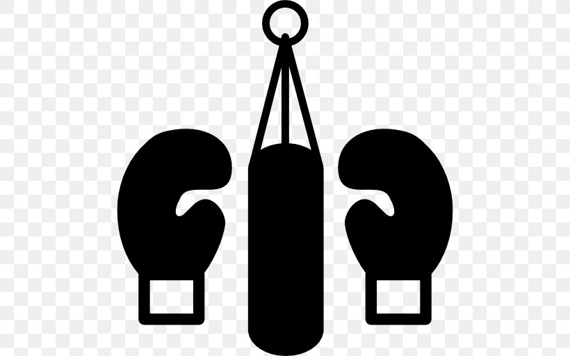 Kickboxing Muay Thai Sport Martial Arts, PNG, 512x512px, Boxing, Black And White, Boxing Glove, Kick, Kickboxing Download Free