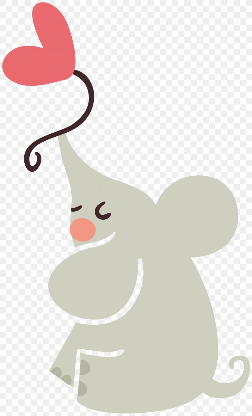 Elephant Nose Clip Art, PNG, 3329x5500px, Watercolor, Cartoon, Flower, Frame, Heart Download Free