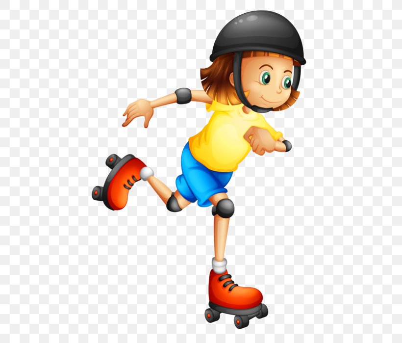 Roller Skating Ice Skating Roller Skates Sport Clip Art, PNG, 488x699px, Roller Skating, Aggressive Inline Skating, Ball, Baseball Equipment, Cartoon Download Free