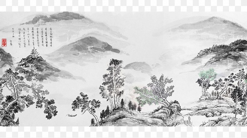 Tree Hill Station Mountain White Sky Plc, PNG, 1104x622px, Tree, Artwork, Black And White, Drawing, Hill Station Download Free