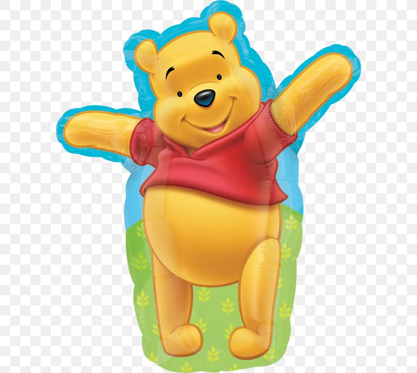 Winnie-the-Pooh Balloon Party Birthday Piglet, PNG, 600x733px, Winniethepooh, Animal Figure, Baby Shower, Baby Toys, Balloon Download Free