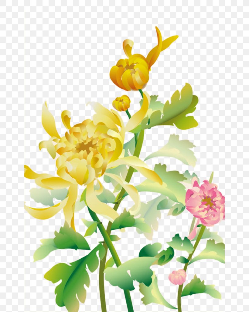 Chrysanthemum Xd7grandiflorum Floral Design Flower, PNG, 660x1024px, Chrysanthemum Xd7grandiflorum, Art, Birdandflower Painting, Branch, Chrysanthemum Download Free