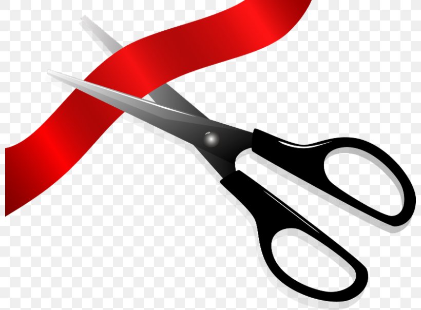 Scissors Ribbon Opening Ceremony Cutting Stock Photography, PNG, 800x604px, Scissors, Cutting, Gift Wrapping, Hardware, Iris Scissors Download Free