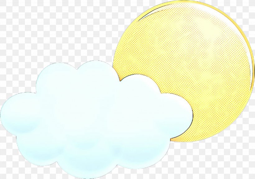 Yellow Cloud Meteorological Phenomenon Clip Art Sticker, PNG, 3000x2111px, Pop Art, Cloud, Meteorological Phenomenon, Retro, Sticker Download Free