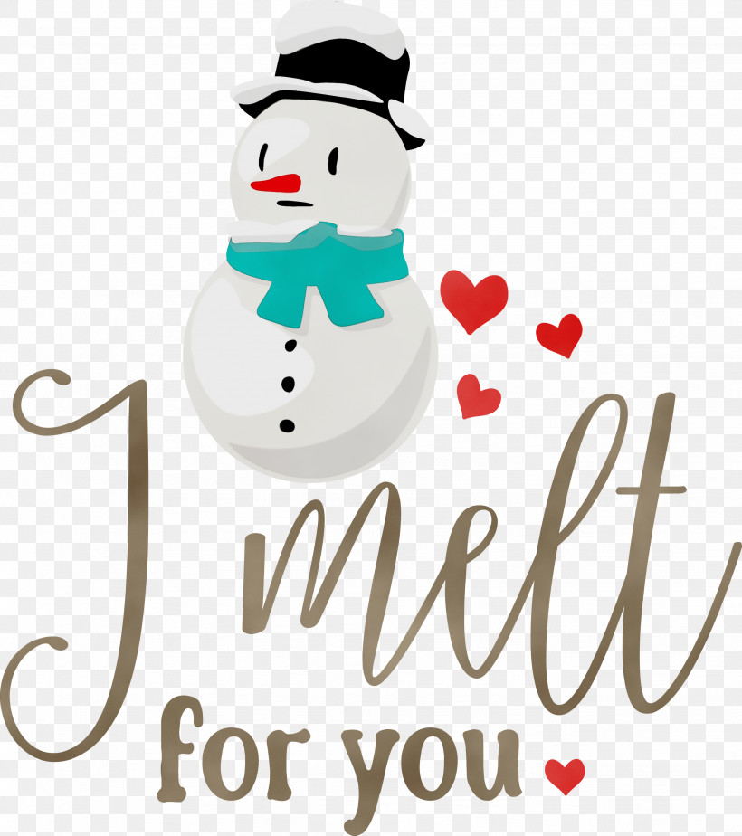 Snowman, PNG, 2661x3000px, I Melt For You, Logo, M, Meter, Paint Download Free