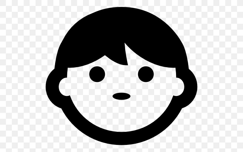 Boy Face, PNG, 512x512px, Child, Avatar, Black, Black And White, Button Download Free