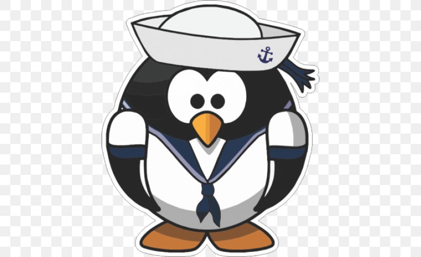 Penguin Sailor Bird Clip Art, PNG, 500x500px, Penguin, Animal, Artwork, Beak, Bird Download Free