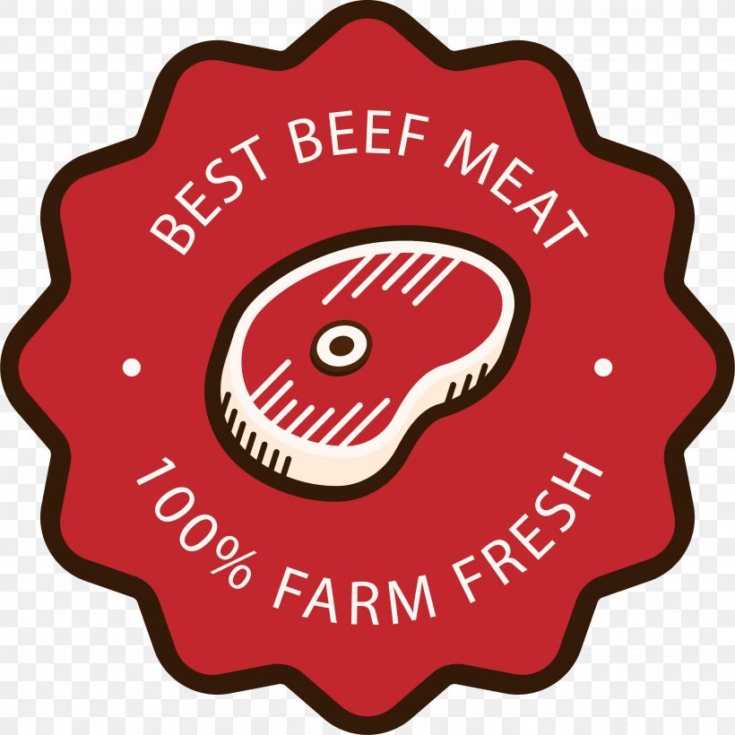 Red Meat Icon, PNG, 3077x3077px, Meat, Area, Brand, Label, Logo Download Free