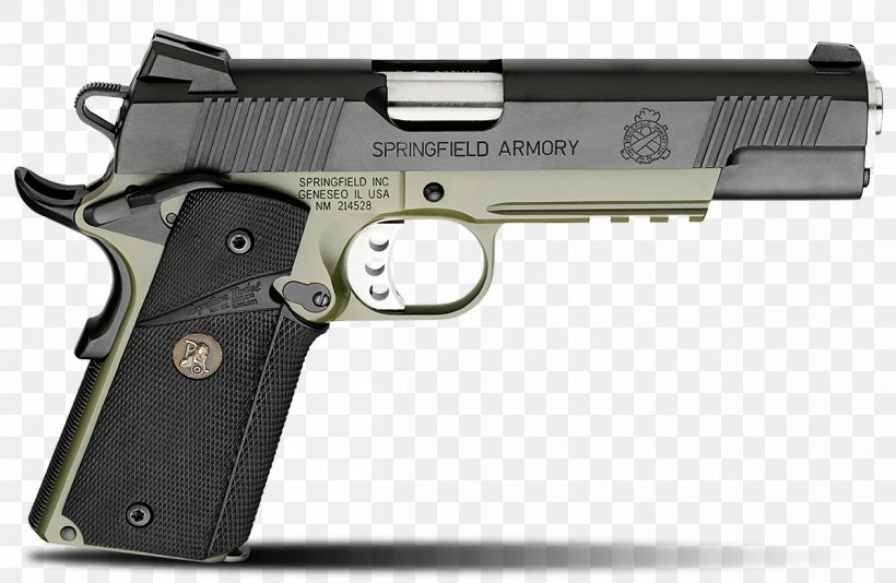 Springfield Armory .45 ACP M1911 Pistol Firearm, PNG, 1200x782px, 45 Acp, Springfield Armory, Air Gun, Airsoft, Airsoft Gun Download Free