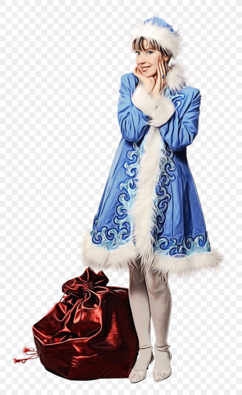 Clothing Blue Fur Electric Blue Outerwear, PNG, 867x1415px, Watercolor, Blue, Clothing, Coat, Costume Download Free