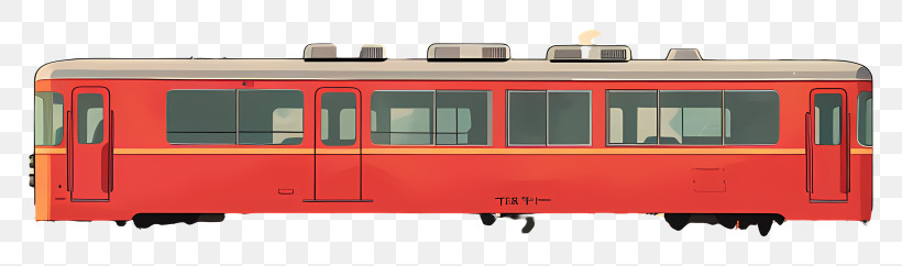 Train - Red Train Illustration PNG