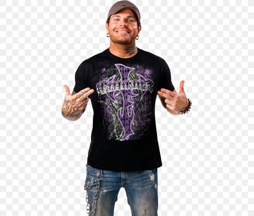 Jeff Hardy T-shirt Impact! Clothing Impact Wrestling, PNG, 423x698px, Watercolor, Cartoon, Flower, Frame, Heart Download Free