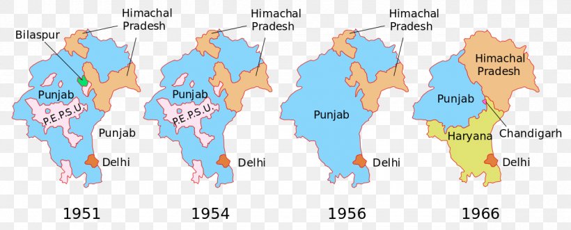 Patiala And East Punjab States Union Chandigarh Haryana Himachal Pradesh, PNG, 1280x518px, Punjab, Area, Chandigarh, Haryana, Himachal Pradesh Download Free