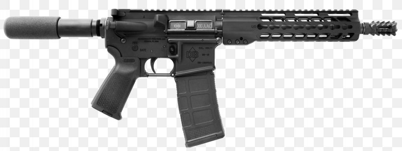 5.56×45mm NATO Semi-automatic Pistol Firearm .300 AAC Blackout, PNG, 4502x1694px, Watercolor, Cartoon, Flower, Frame, Heart Download Free