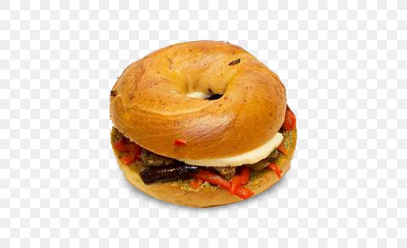 Ben And Bagel's Breakfast Sandwich Hot Dog, PNG, 700x500px, Bagel, American Food, Baked Goods, Bell Pepper, Boulognebillancourt Download Free