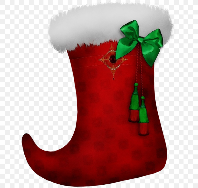 Christmas Stocking, PNG, 650x779px, Watercolor, Christmas, Christmas Decoration, Christmas Stocking, Footwear Download Free