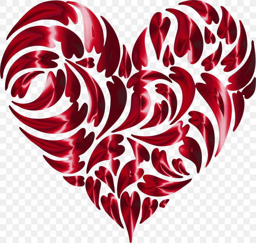 Heart Fractal Art Abstract Art Clip Art, PNG, 2298x2186px, Watercolor, Cartoon, Flower, Frame, Heart Download Free