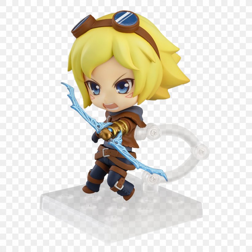 League Of Legends Nendoroid Figurine Action & Toy Figures Good Smile Company, PNG, 1000x1000px, Watercolor, Cartoon, Flower, Frame, Heart Download Free