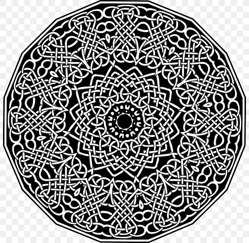 Ornament Black And White Pattern, PNG, 800x800px, Ornament, Area, Art, Black And White, Decorative Arts Download Free