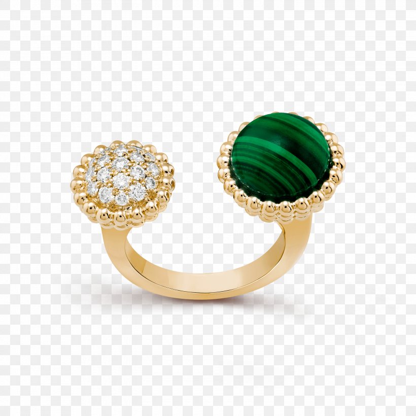 Ring Van Cleef & Arpels Jewellery Emerald Diamond, PNG, 3000x3000px, Ring, Body Jewellery, Body Jewelry, Color, Diamond Download Free