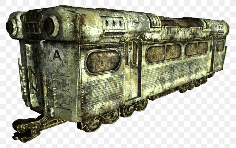 Fallout 3 Rapid Transit Rail Transport Washington Metro Train, PNG, 1116x700px, Fallout 3, Brass, Car, Fallout, Fallout 4 Download Free