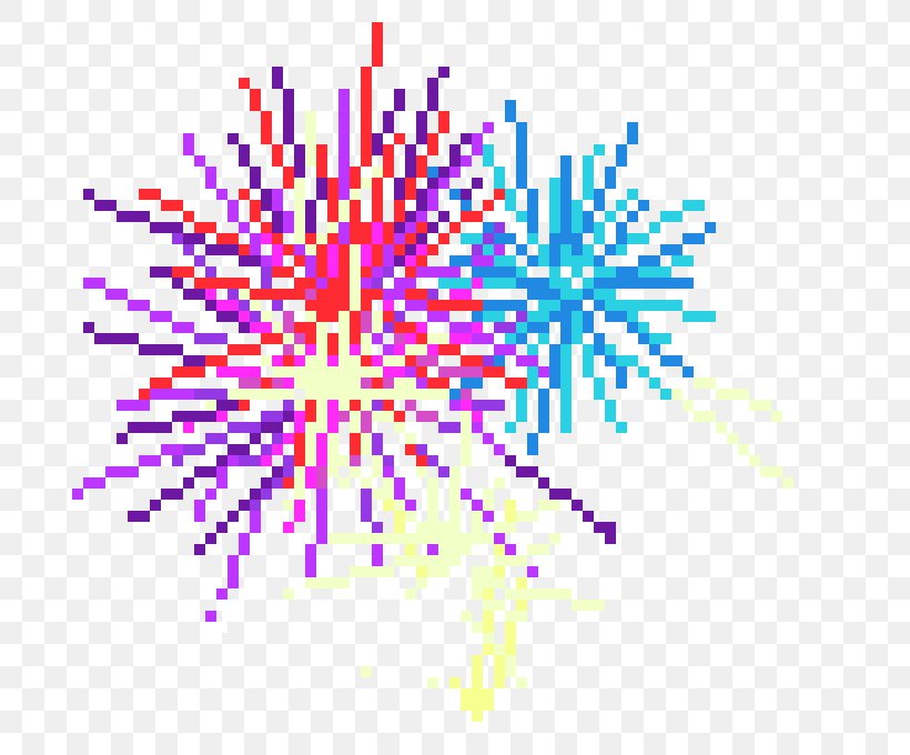 Pixel Art Fireworks, PNG, 690x680px, Pixel Art, Area, Art, Diagram, Fire Download Free